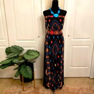 Colorful Vacy Maxi Dress